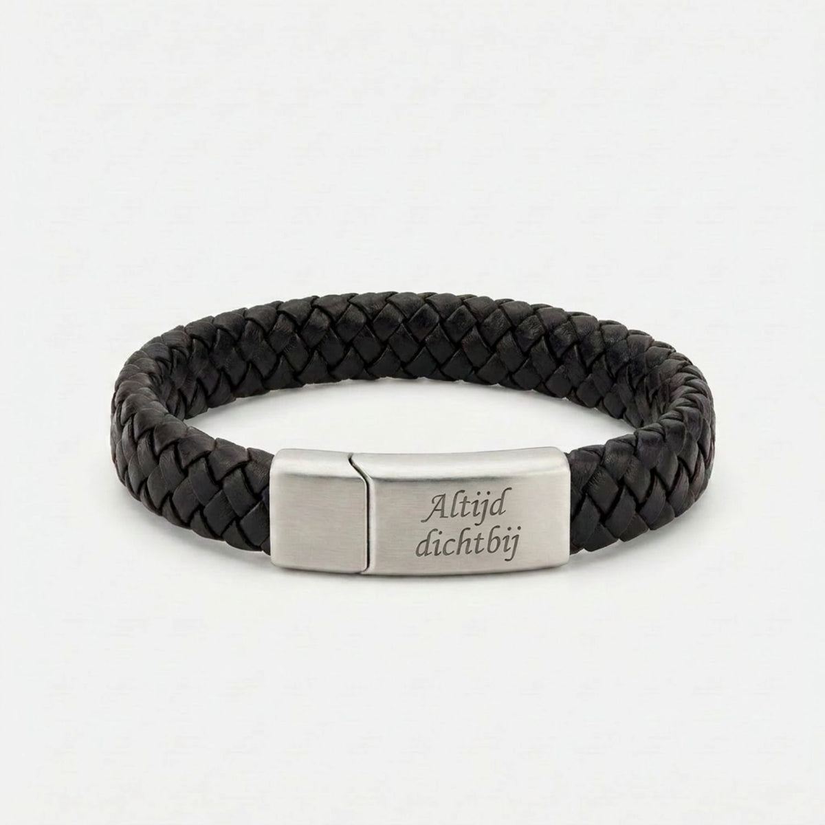 Engraved leather bracelet gift box for Father's Day