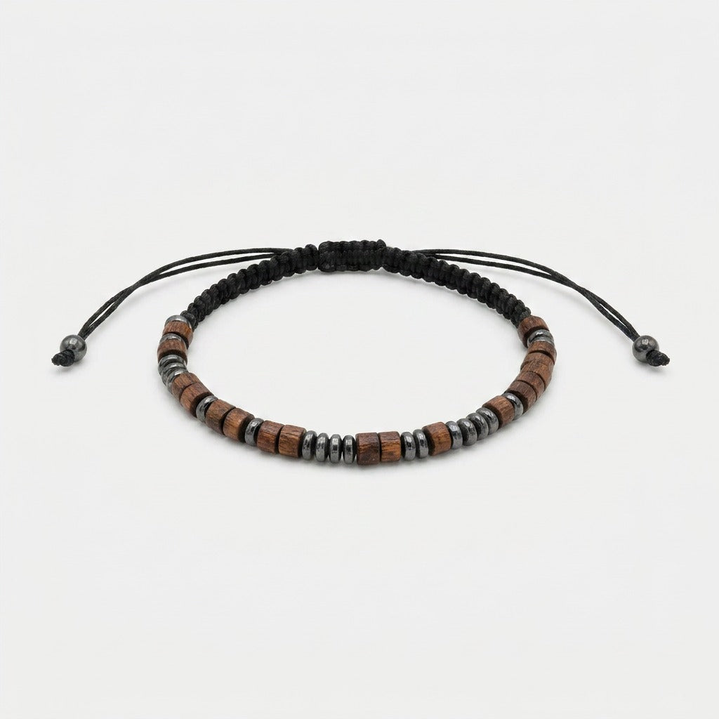Aan mijn Man - 'I Love You' Morse code armband