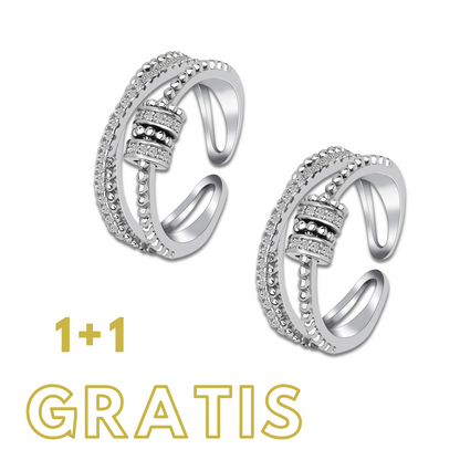 Aan mijn Dochter - Fidget-Spin-Stress ring 1 + 1 GRATIS
