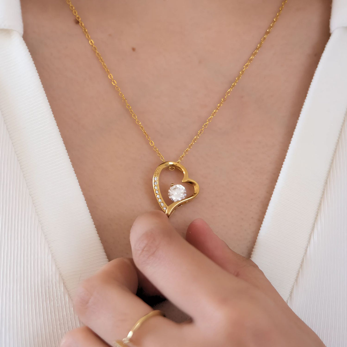 Aan mijn Dochter - Hart ketting - Liefs, Papa