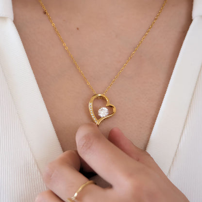 Aan mijn Dochter - Hart ketting - Liefs, Papa