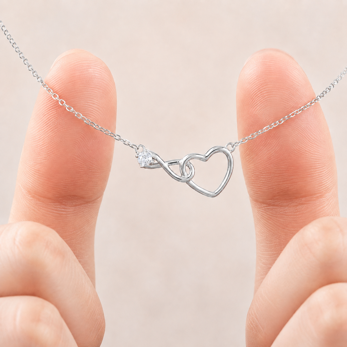 Moeder & dochter - Altijd In Mijn Hart - Infinity Hart Ketting