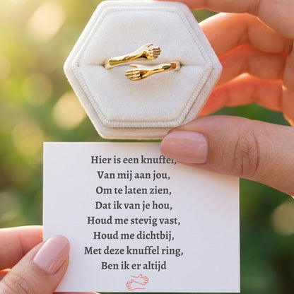 Knuffelring cadeau voor dochter, moeder of vriendin