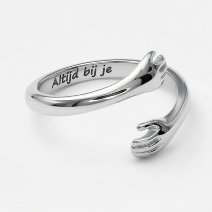 Hug Ring with Personal Engraving