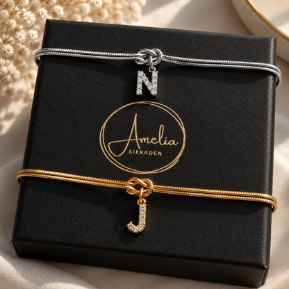Liefdesknoop Armband Koppelarmband