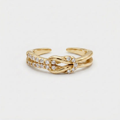 Liefdesknoop ring