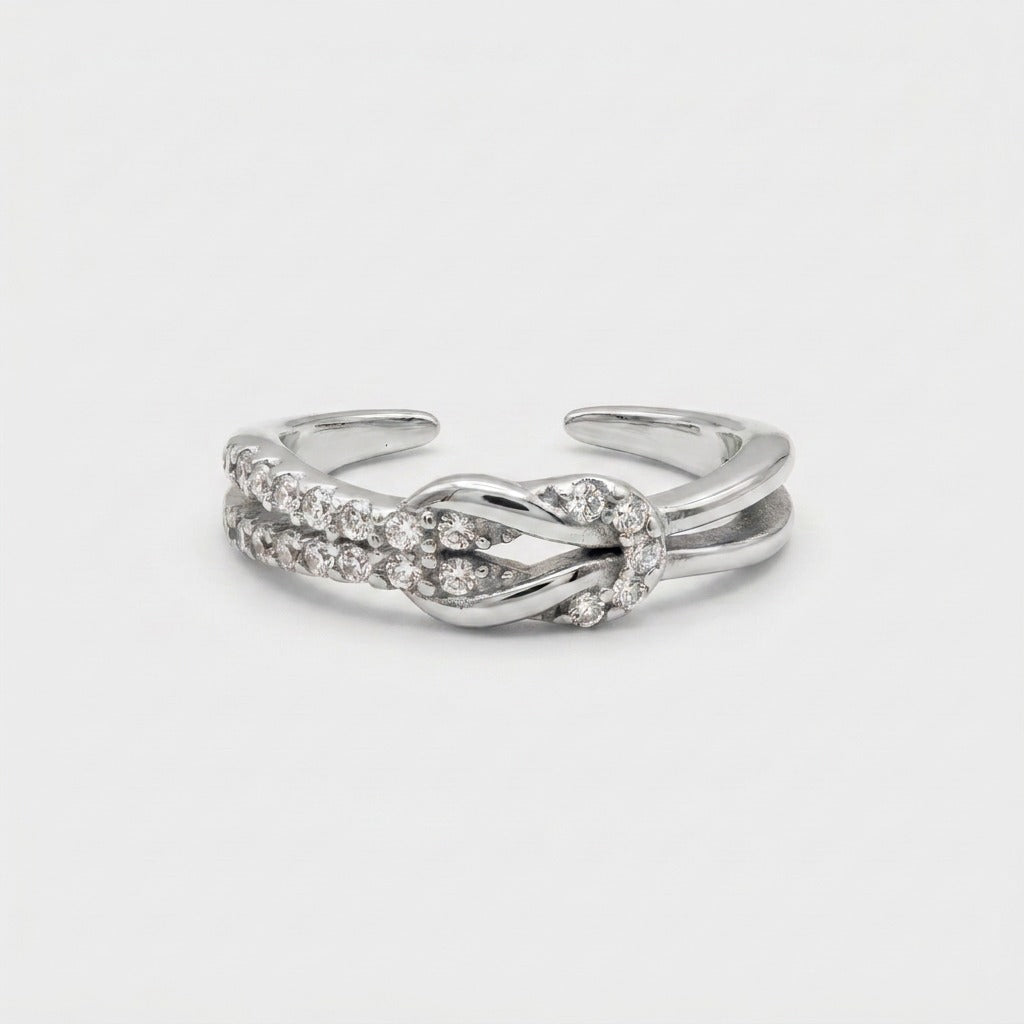 Liefdesknoop ring