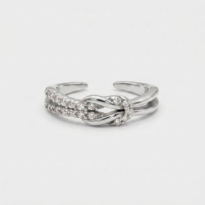 Liefdesknoop ring