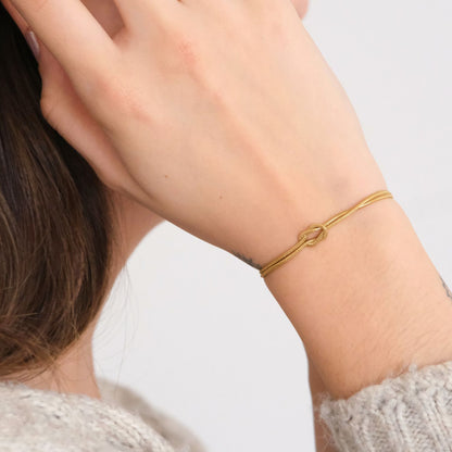 Moeder & dochter -Liefdesknoop Armband