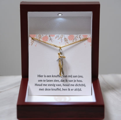 knuffel ketting cadeau voor vrouw