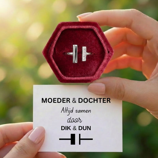 Dik en Dun Ring - Moeder en Dochter