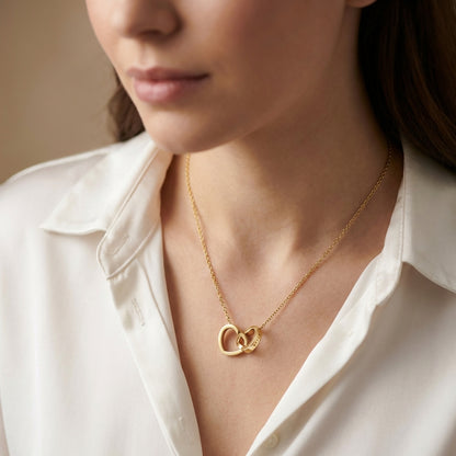 Eeuwige Roos Box - Gepersonaliseerde ketting & Echte Roos - Aan mijn schat