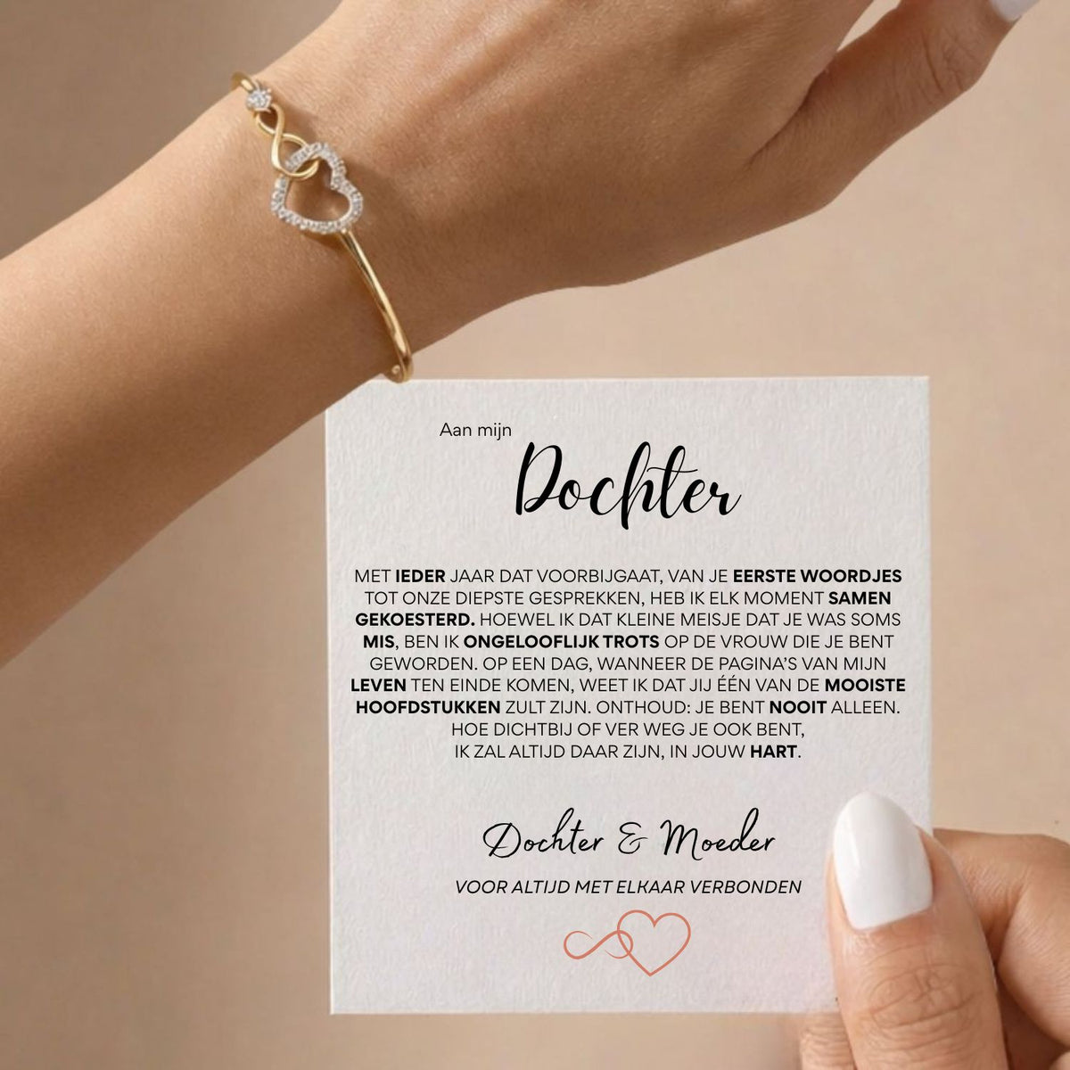 Infinity Armband - Aan mijn Dochter - V2