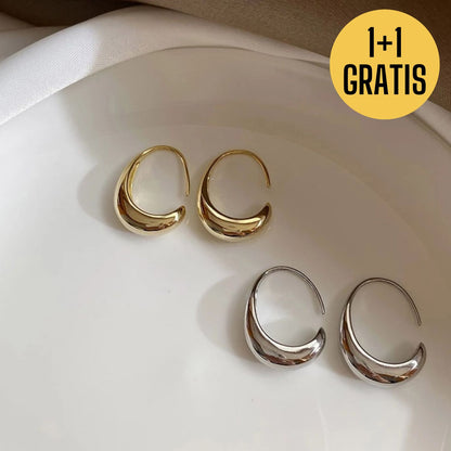 Zilveren hoop oorbellen cadeau dames - Amelia Sieraden