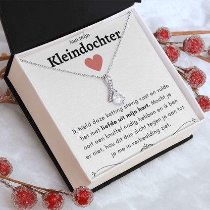 Aan mijn Kleindochter - Alluring Halsketting - Liefde uit mijn hart
