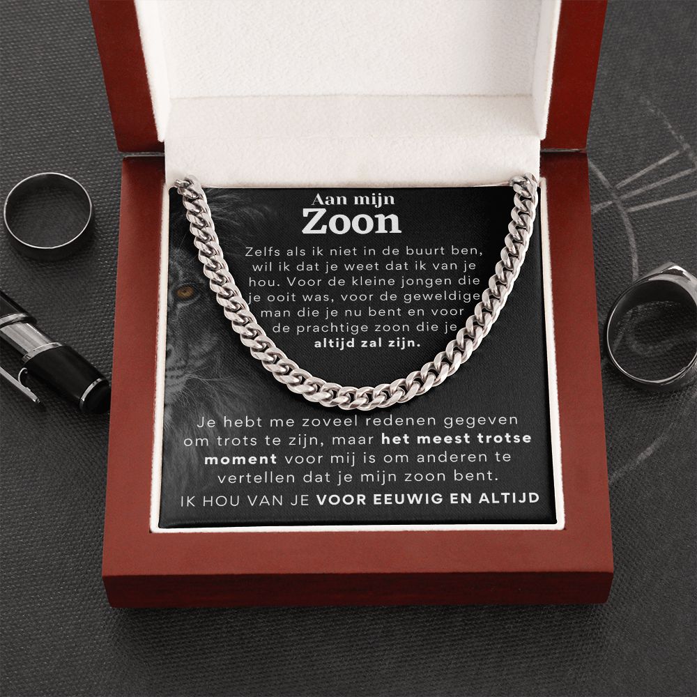 Het meest trotse moment - Aan mijn zoon - Schakel ketting