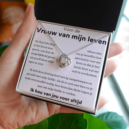 Voor de vrouw van mijn leven - Mijn liefde te voelen.